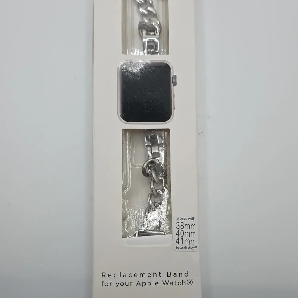 Stainless Steel Strap Band for Apple Watch 38/40/41mm - Silver